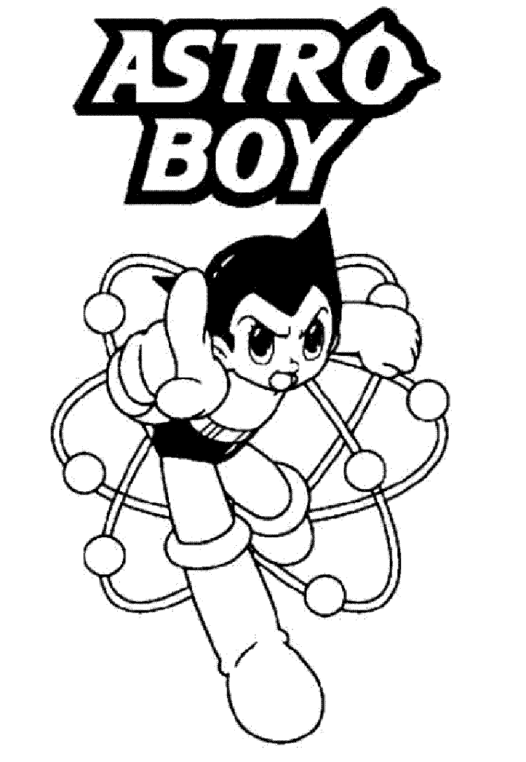 coloriage astro boy